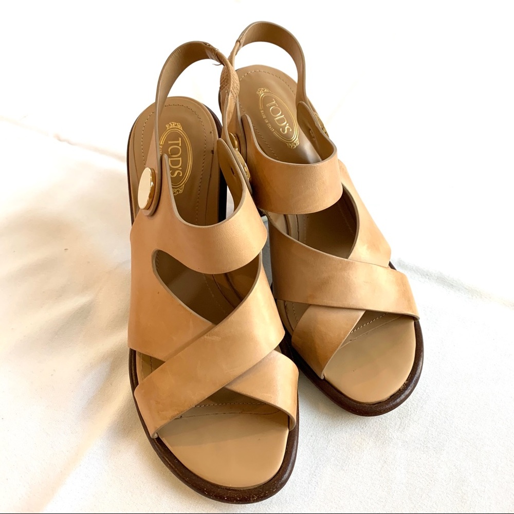 Tod’s Heeled Sandals sz 38.5 (8.5 US)